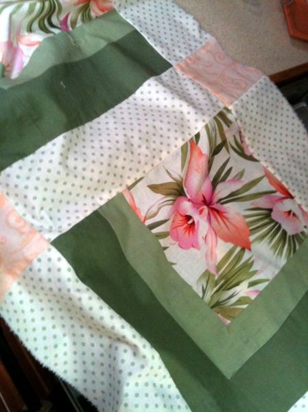 Hawaiian Floral Quilt